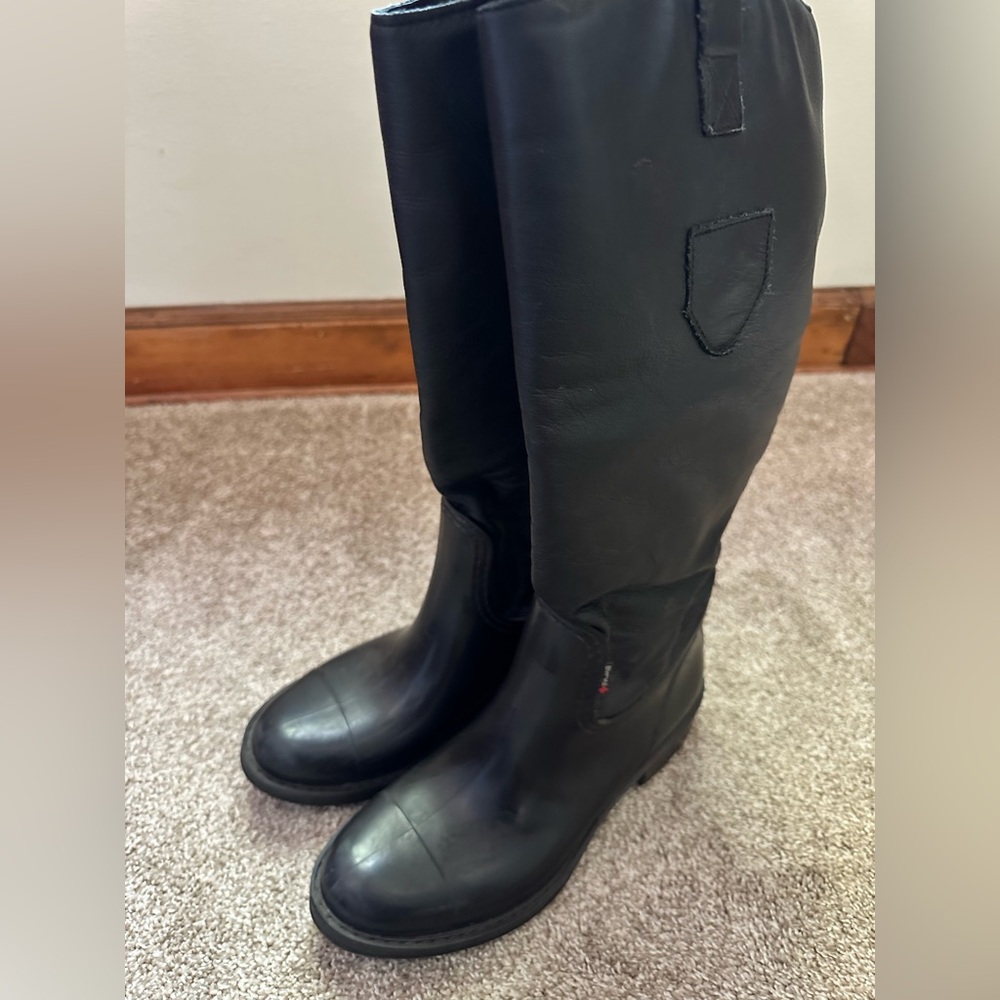 Pajar Black Stylish Rain Boots